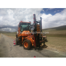 Conducteur hydraulique multifonctionnel de pile de route